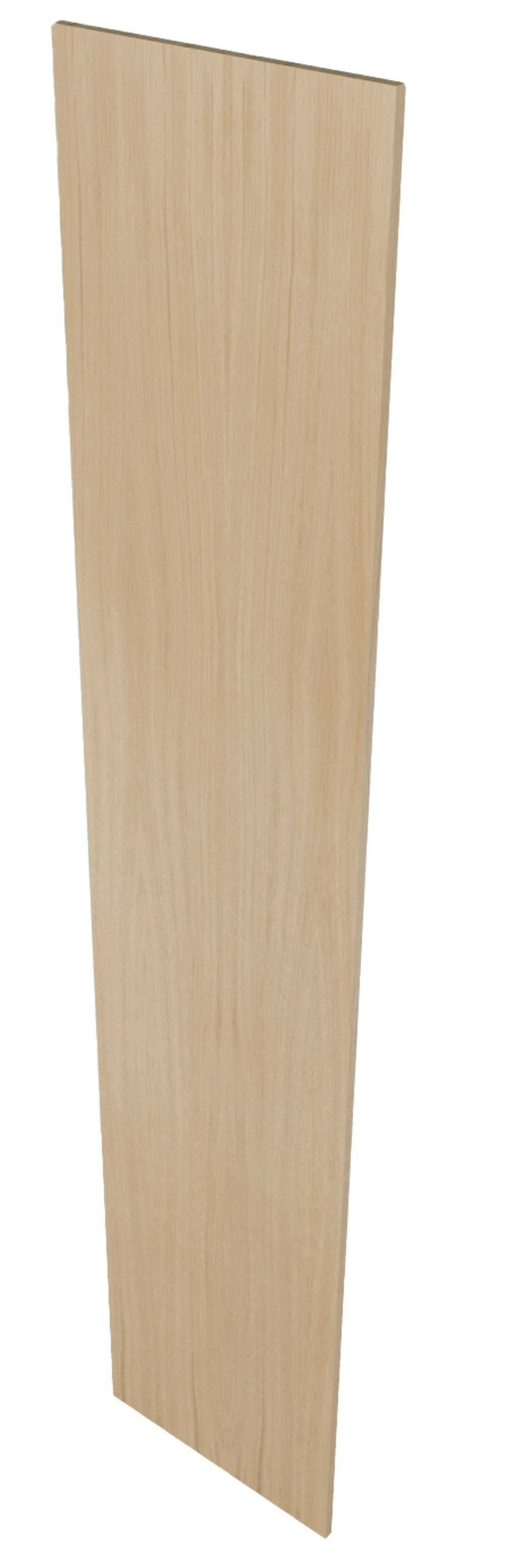 Langlo sidevegg, hvitonet eik