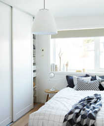 Skyvedørsfront i eikefiner gyllen mørk, lignende produkter (thumbnail)